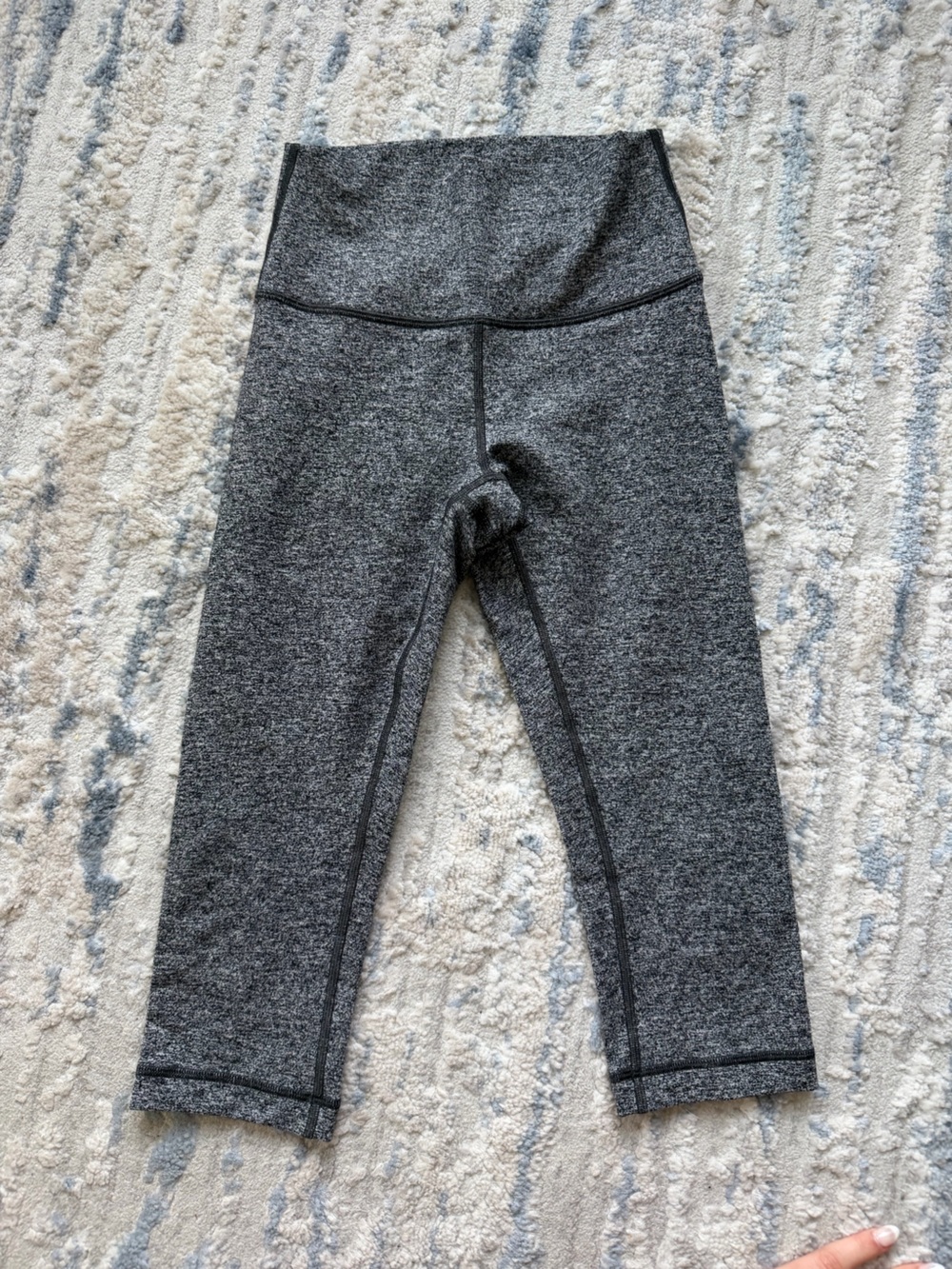 lululemon capri Dark Gray Leggings
